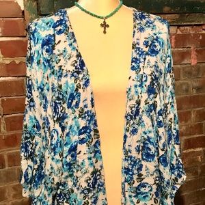 My Beloved Blue Flowered Kimono M